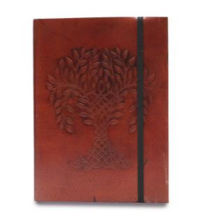 Cuaderno pequeño con elástico - Árbol de la vida