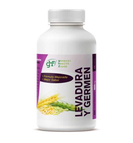 Levadura de cerveza y germen de trigo 600mg 225 comprimidos GHF