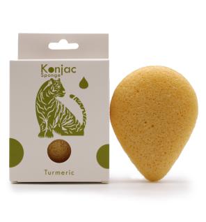 Esponja Facial Konjac - Cúrcuma - Antiarrugas