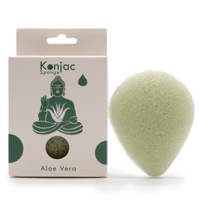 Esponja Facial Konjac - Aloe Vera - Cicatrizante