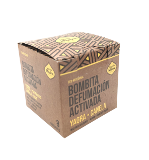 Caja de 8 Bombitas de Incienso Yagra-Canela