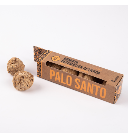 Caja de 4 Bombitas de Incienso Palo Santo