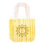 Bolsas de Algodón "Tie Dye" (170g) - 38x42x12cm - Namaste Hands - Yellow - Asa Natural