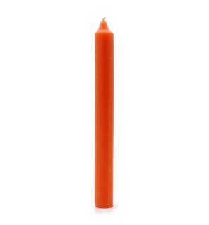 Velas a Granel de Color Sólido - Naranja Rústico - Paquete de 10