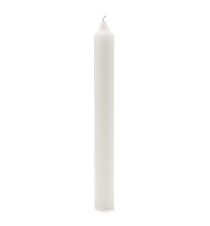 Velas a Granel de Color Sólido - Blanco Rústico - Paquete de 10