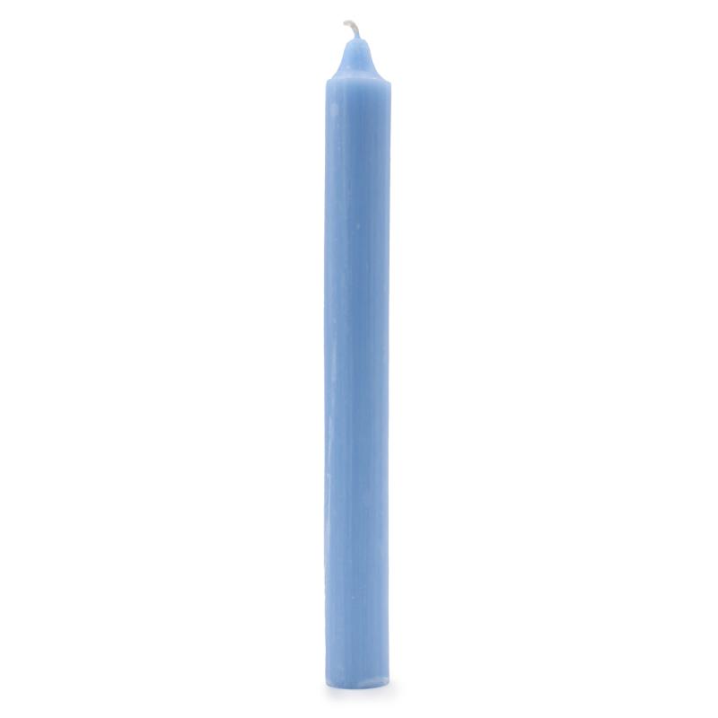 Velas a granel de color sólido - Azul marino rústico - Paquete de 10