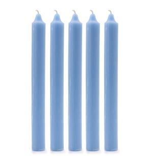 Velas a granel de color sólido - Azul marino rústico - Paquete de 10