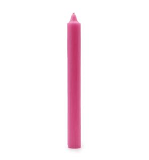 Velas a Granel de Color Sólido - Rosa Profundo Rústico - Paquete de 10