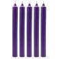 Velas a Granel de Color Sólido - Morado Rústico - Paquete de 10