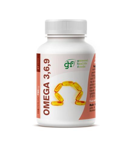 Omega 3, 6 y 9 720 mg 110 perlas GHF