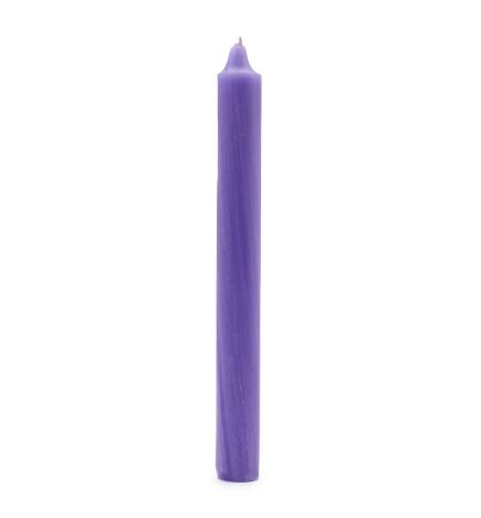 Velas a Granel de Color Sólido - Lila Rústica - Paquete de 10