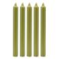 Velas a Granel de Color Sólido - Oliva Rústica - Paquete de 10