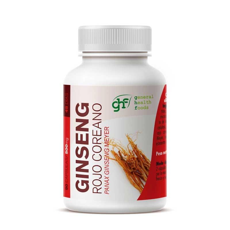 Ginseng rojo 500mg 90 capsulas GHF