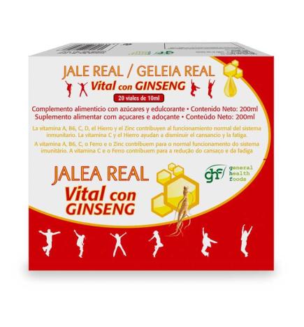 Jalea Real Vital Ginseng viales 20x10ml GHF