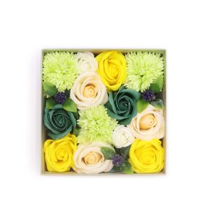 Caja Cuadrada - Celebraciones de Primavera - Amarillo y Verdes