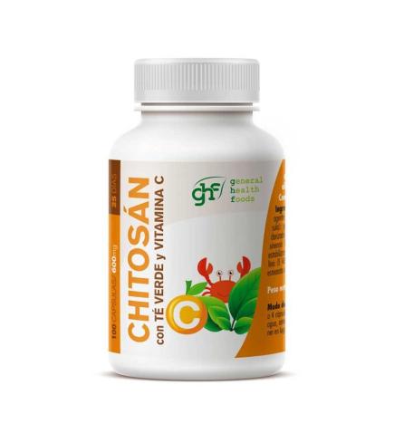 Chitosan+Te verde 600mg 100 capsulas GHF