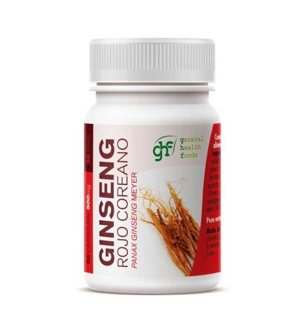 Ginseng rojo 500mg 60 capsulas GHF