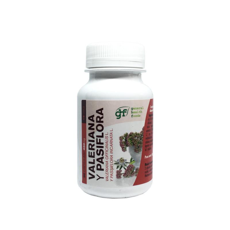 Valeriana y pasiflora 450mg 90 cápsulas GHF