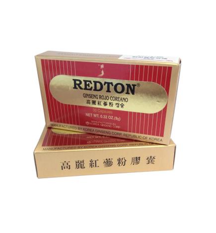 Ginseng rojo koreano 300mg 30 capsulas Redton