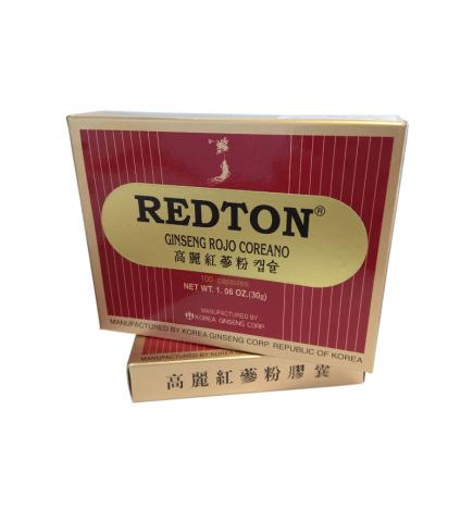 Ginseng rojo koreano 300mg 100 capsulas Redton