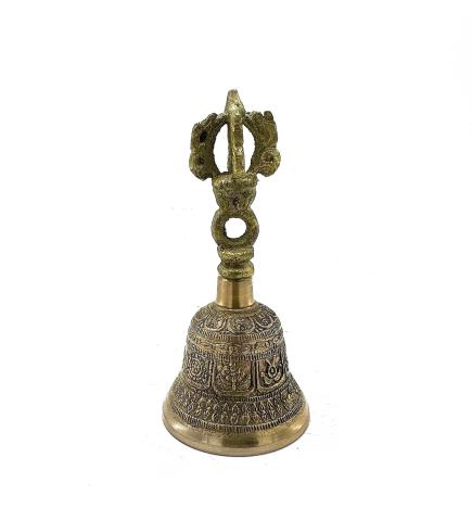 Campana tibetana pequeña Tingsha - 5x11cm