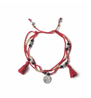 Pulsera de cuerda del templo - Sabiduría sin fin