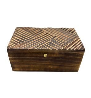 Vintage Deco - Caja Multiusos - 22x12x10cm - Líneas Antiguas