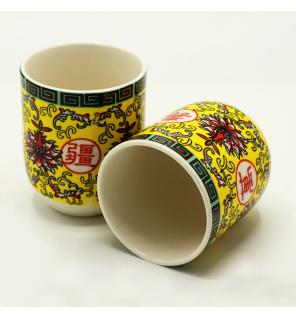 Tazas de te - Diseño oriental larga vida