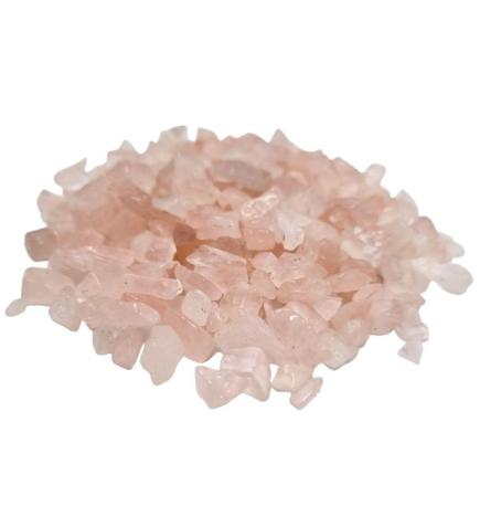 Rose Quartz Gemstone Chips Bulk - 1KG