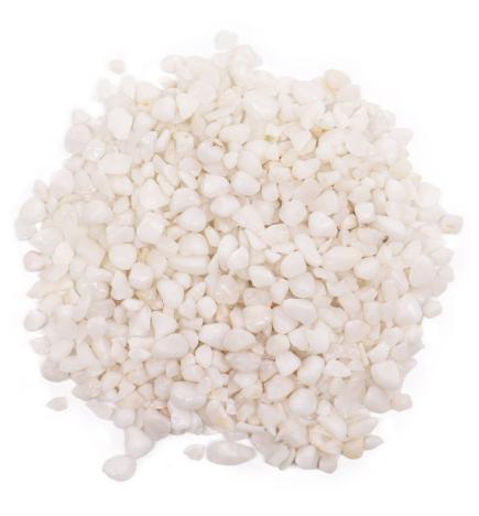 White Quartz Gemstone Chips Bulk - 1KG