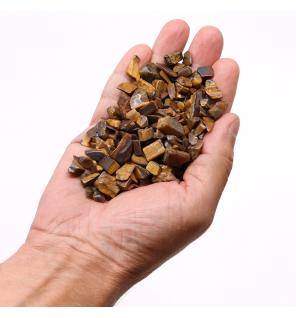 Tiger Eye Gemstone Chips Bulk - 1KG