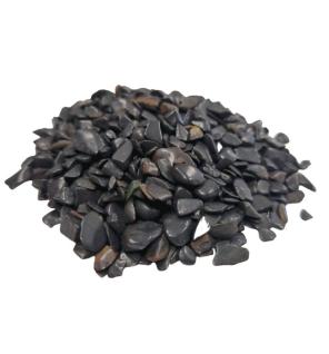 Black Tourmaline Gemstone Chips Bulk - 1KG