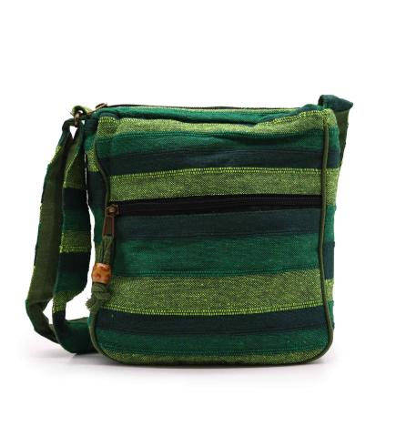 Bolsa Bandolera Nepal (Correa Ajustable) - Verde Bosque