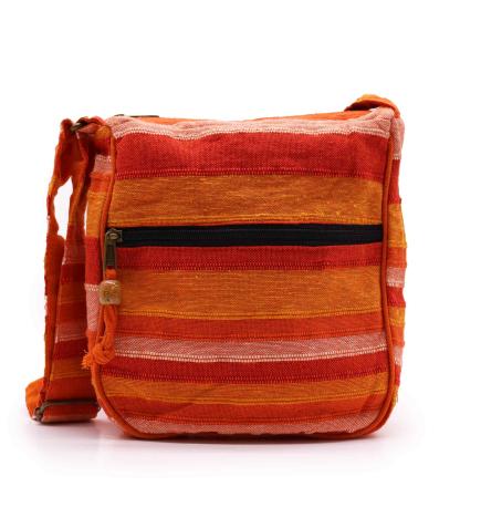 Bolso Bandolera Nepal (Correa Ajustable) - Amanecer Naranja