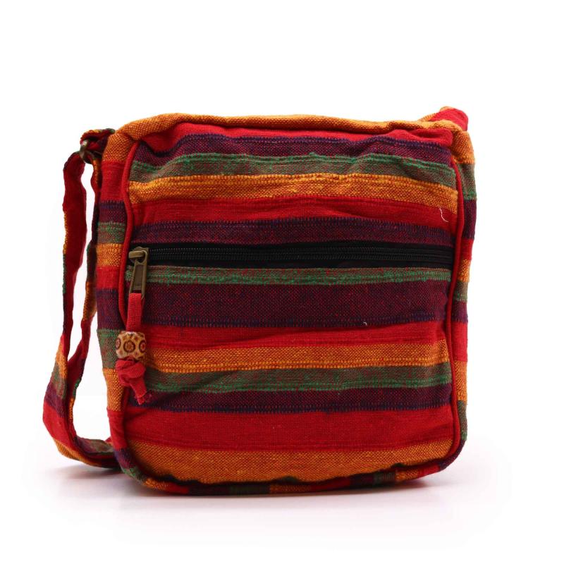 Bolso Bandolera Nepal (Correa Ajustable) - Rojos del atardecer