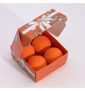 Set de 4 Bombas de Baño de Vitamina C - Aromaterapia