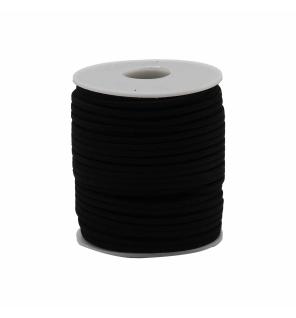 Rollo de cordon para accesorios - 2.5mm x 45m - Negro A001