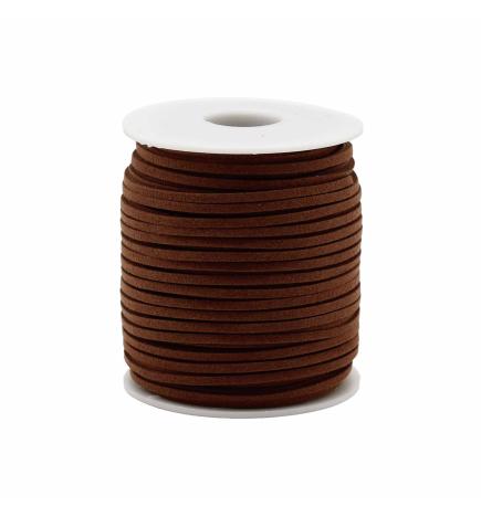 Rollo de cordon para accesorios - 2.5mm x 45m - Marrón Oscuro A010