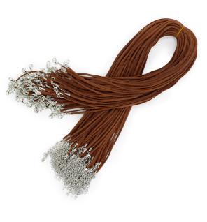 Cordones para accesorios- 2.5mm x 55cm - Marrón Oscuro A010