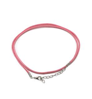 Cordones para accesorios - 2.5mm x 55cm - Rosa A064