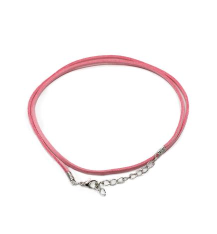 Cordones para accesorios - 2.5mm x 55cm - Rosa A064