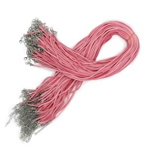 Cordones para accesorios - 2.5mm x 55cm - Rosa A064