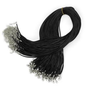 Cordones para accesorios - 2mm x 55cm - Negro 101