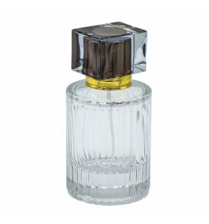 Frascos de vidrio para perfume con pulveridaor y tapa marron 50 ml