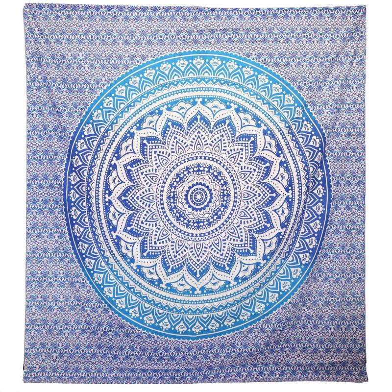 Tapiz Pared / Pareo - Mandala - Azul