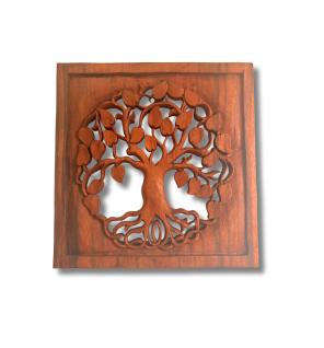 Panel Decorativo de Madera Árbol del la Vida 40x40cm