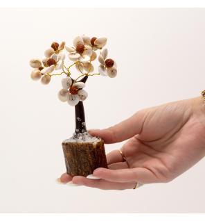 Gomati Chakra Árboles de Piedra Círculo con Rudraksha Mediano - (45 piedras)