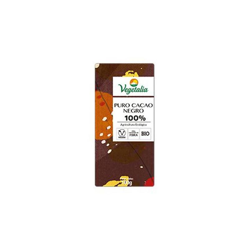 Chocolate puro cacao negro 100% Bio 100g Vegetalia