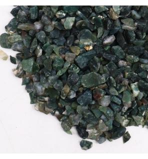 Moss Agate Gemstone Chips Bulk - 1KG