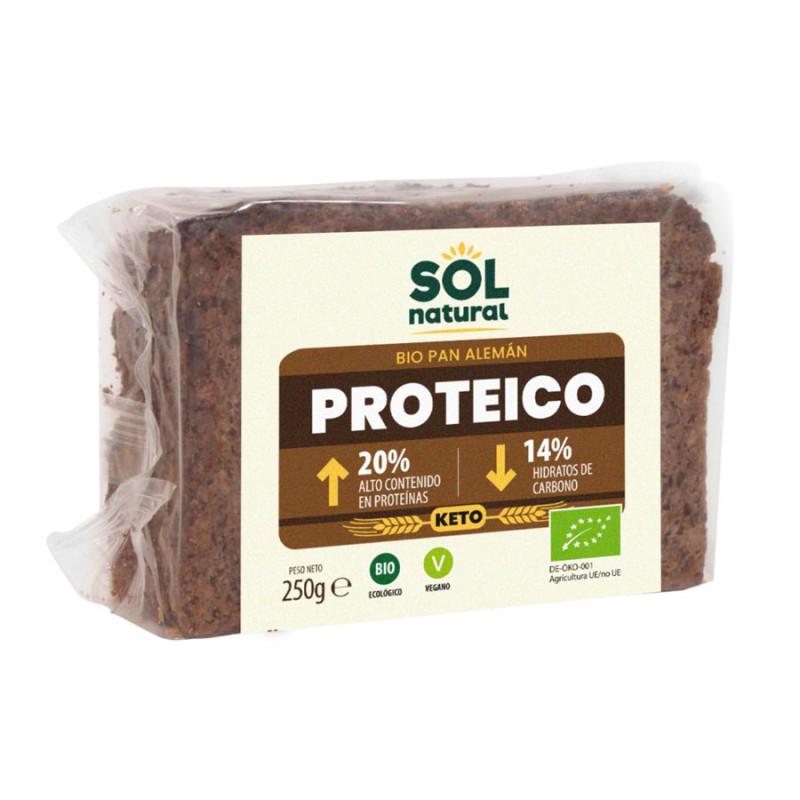 Pan Aleman Proteico Keto Bio 250g Sol Natural